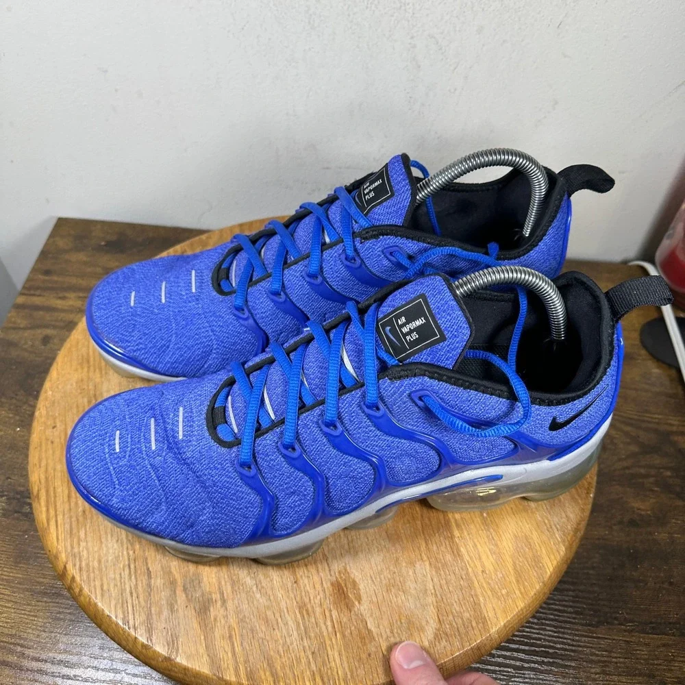 Nike Air VaporMax Plus Mens Game Royal Racer Blue 924453-404 Sneakers Size 11